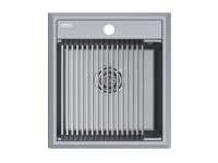 Комплект: Мойка STEPIA 45 + ролл-мат STEP PM114651-GRM+R375-BS